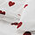 BARNDRÖM - duvet cover and pillowcase, heart pattern/white red, 150x200/50x80 cm | IKEA Indonesia - PE945000_S1