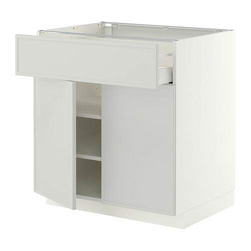 METOD/MAXIMERA kabinet dasar dengan laci/2 pintu