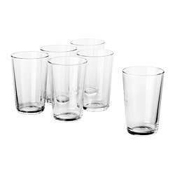 IKEA 365+ - Gelas, kaca bening, 30 cl