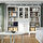 IDANÄS - kombinasi penyimpanan dg pintu kaca, putih, 244x39x211 cm | IKEA Indonesia - PE835577_S1