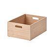 UPPDATERA - Storage box, light bamboo, 24x32x15 cm