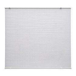 HORNVALLMO - Pleated blind, white/top-down bottom-up, 100x130 cm