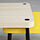 SONHULT - nest of tables, set of 2, yellow/birch effect | IKEA Indonesia - PE945078_S1