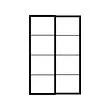 PAX - pair of sliding door frames w rail, black, 150x236 cm | IKEA Indonesia - PE835741_S2