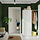 PLATSA - lemari pakaian 2 pintu, putih/Fonnes putih, 90-107x57x181 cm | IKEA Indonesia - PE835788_S1