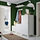 PLATSA - lemari pakaian 3 pintu, putih/Fonnes putih, 180x57x133 cm | IKEA Indonesia - PE835773_S1