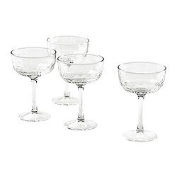 FRÖJDA - Champagne coupe, clear glass, 20 cl