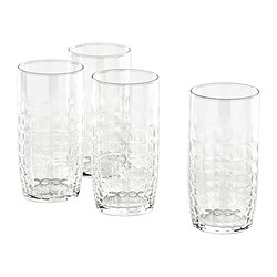 FRÖJDA - Glass, clear glass, 40 cl
