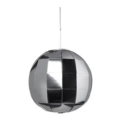 FRÖJDA - Dekorasi gantung, efek krom, 30 cm