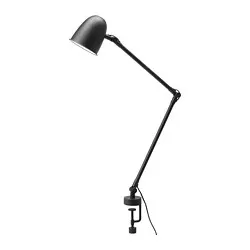 SKURUP - Lampu kerja/dinding, hitam