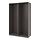 PAX - 2 wardrobe frames, dark grey, 150x58x236 cm | IKEA Indonesia - PE835892_S1