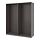 PAX - 2 wardrobe frames, dark grey, 200x58x236 cm | IKEA Indonesia - PE835897_S1