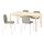 RÖNNINGE/KARLPETTER - table and 4 chairs, birch/Gunnared light green white, 155/210 cm | IKEA Indonesia - PE945186_S1