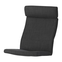 POÄNG - Armchair cushion, Hillared anthracite