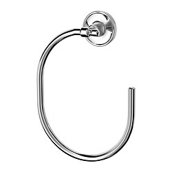 BROFJÄRDEN - Gantungan handuk, efek krom, 21 cm