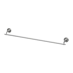 BROFJÄRDEN - Gantungan handuk, efek krom, 74 cm