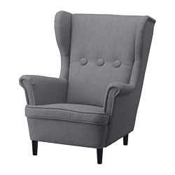 STRANDMON - Children's armchair, Vissle grey