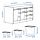 TROFAST storage combination with boxes