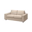 VIMLE - 2-seat sofa, with wide armrests/Hallarp beige