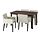 MÅRENÄS/STRANDTORP - meja dan 4 kursi, cokelat/Gunnared krem hitam, 150/205/260 cm | IKEA Indonesia - PE945362_S1