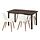 GRÖNSTA/STRANDTORP - table and 4 chairs, brown/white, 150/205/260 cm | IKEA Indonesia - PE945363_S1
