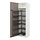 METOD - high cabinet with pull-out larder, white/Upplöv matt dark beige, 60x60x220 cm | IKEA Indonesia - PE877632_S1