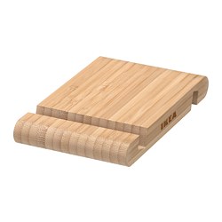 BERGENES - Holder for mobile phone/tablet, bamboo