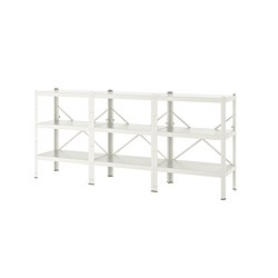 BROR shelving unit, black, 65x40x190 cm | IKEA Indonesia