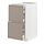 METOD/MAXIMERA - base cb 2 frnts/2 low/1 md/1 hi drw, white/Upplöv matt dark beige, 40x60x80 cm | IKEA Indonesia - PE877646_S1