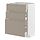 METOD/MAXIMERA - kabinet dasar dgn 3 laci, putih/Upplöv matt krem gelap, 60x37x80 cm | IKEA Indonesia - PE877459_S1