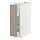 METOD/MAXIMERA - base cabinet/pull-out int fittings, white/Upplöv matt dark beige, 20x60x80 cm | IKEA Indonesia - PE877491_S1