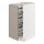 METOD - kabinet dasar dg keranjang kawat, putih/Upplöv matt krem gelap, 40x60x80 cm | IKEA Indonesia - PE877487_S1