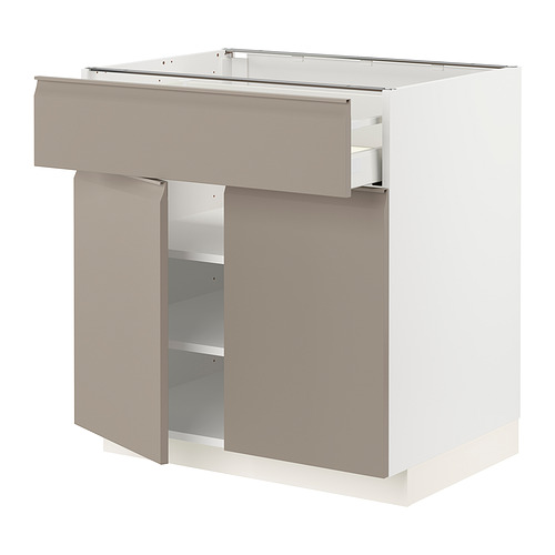 METOD/MAXIMERA kabinet dasar dengan laci/2 pintu