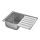 VATTUDALEN - inset sink, 1 bowl with drainboard, stainless steel, 69x47 cm | IKEA Indonesia - PE584530_S1