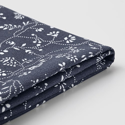 BERGMUND - Chair cover, medium long, Ryrane dark blue