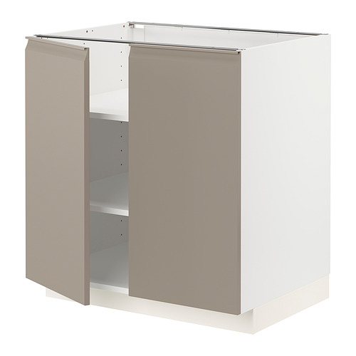 METOD kabinet dasar dg rak/2 pintu