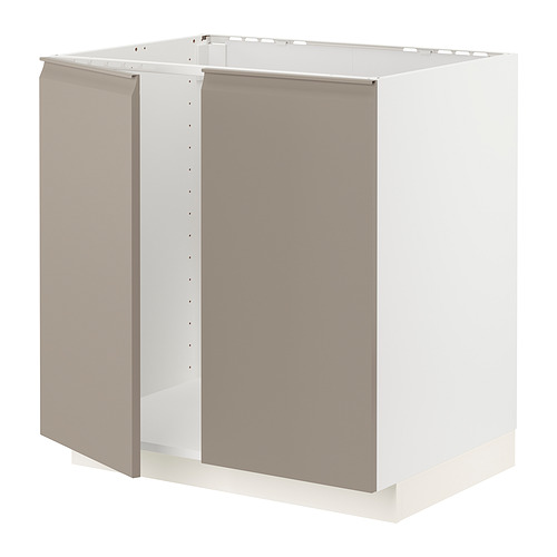 METOD kabinet dasar u bak cuci + 2 pintu