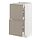 METOD/MAXIMERA - kab dasar dg 2 pintu/3 laci, putih/Upplöv matt krem gelap, 40x37x80 cm | IKEA Indonesia - PE877595_S1