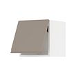 METOD - Wall cabinet horizontal, white/Upplöv matt dark beige, 40x37x40 cm
