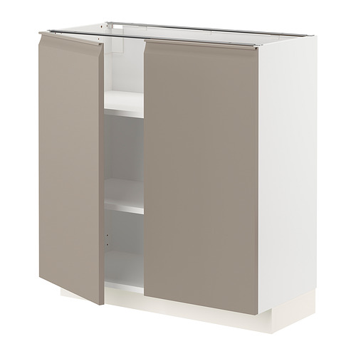 METOD kabinet dasar dg rak/2 pintu