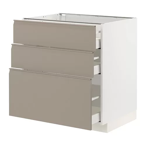 METOD/MAXIMERA kabinet dasar dgn 3 laci