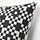 GINSTSÄCKMAL - cushion cover, black/white, 50x50 cm | IKEA Indonesia - PE945489_S1