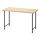 MITTCIRKEL/SPÄND - desk, lively pine effect/black, 120x60 cm | IKEA Indonesia - PE945557_S1