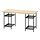 MITTCIRKEL/SPÄND - desk, lively pine effect/black, 140x60 cm | IKEA Indonesia - PE945559_S1
