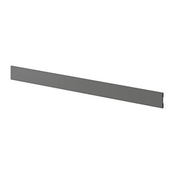 FÖRBÄTTRA - Plinth, dark grey, 220x8 cm