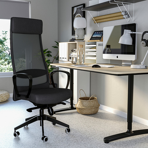 MARKUS office chair, Vissle dark grey, Medium IKEA Indonesia