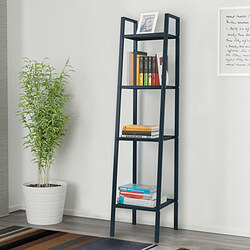 LERBERG - Shelf unit, dark grey, 35x148 cm