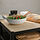 RUNDLIG - serving bowl, bamboo/white, 30 cm | IKEA Indonesia - PE945581_S1