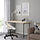 MITTCIRKEL/SPÄND - desk, lively pine effect/black, 120x60 cm | IKEA Indonesia - PE945577_S1