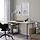 MITTCIRKEL/SPÄND - desk, lively pine effect/black, 140x60 cm | IKEA Indonesia - PE945583_S1